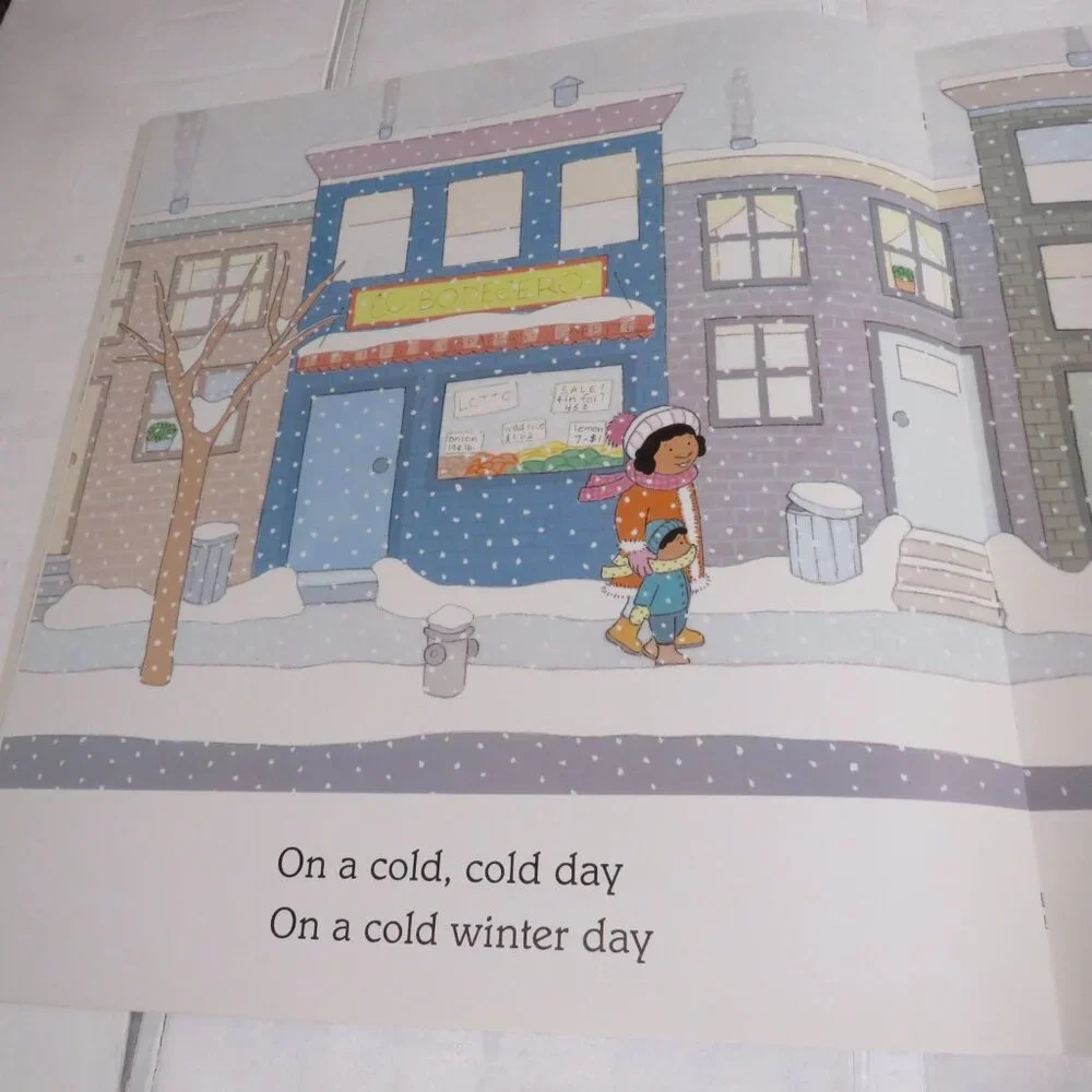 On a Hot, Hot Day BIG BOOK (almost 2 feet tall) by Nicki Weiss Classroom